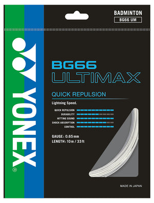 Yonex BG66 Ultimax Badminton Restring