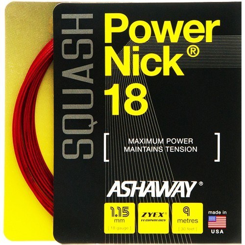 Ashaway PowerNick 18 Squash Restring