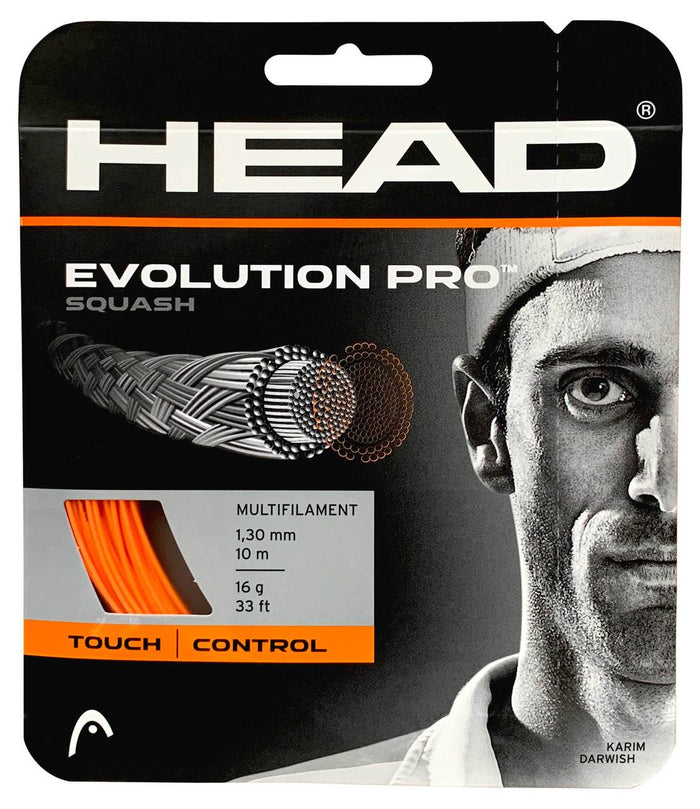 Head Evolution Pro 16 Squash Restring