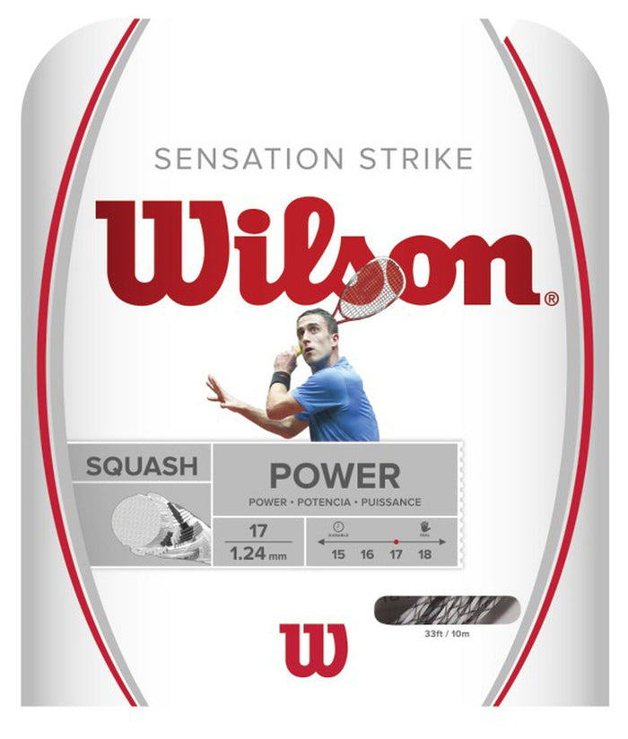 Wilson Sensation Strike 17 Squash Restring